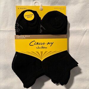 CIRCUS NY BY SAM EDELMAN 6pk Low Socks Size 5-10